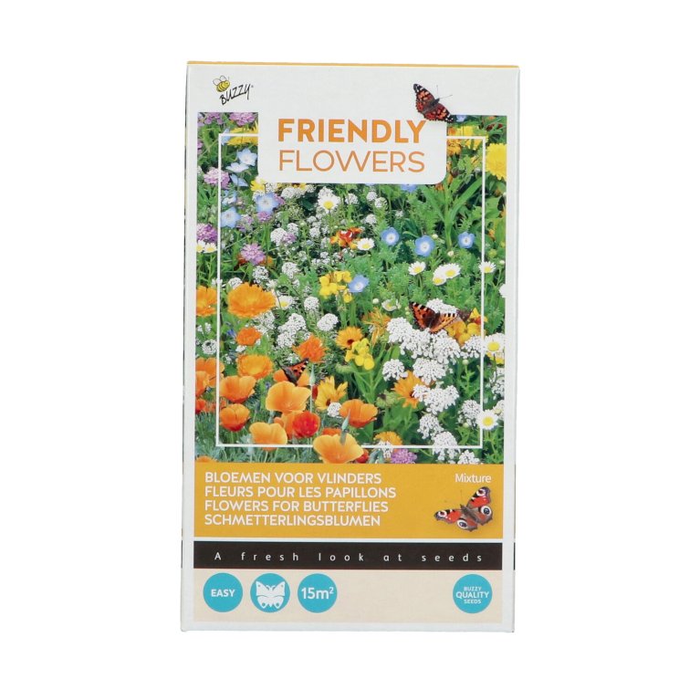 Friendly Flowers - Sommerfuglemix