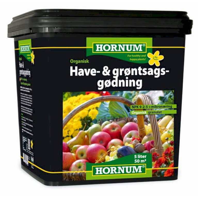 Hornum Have- og Grøntsagsgødning NPK 9-2-5