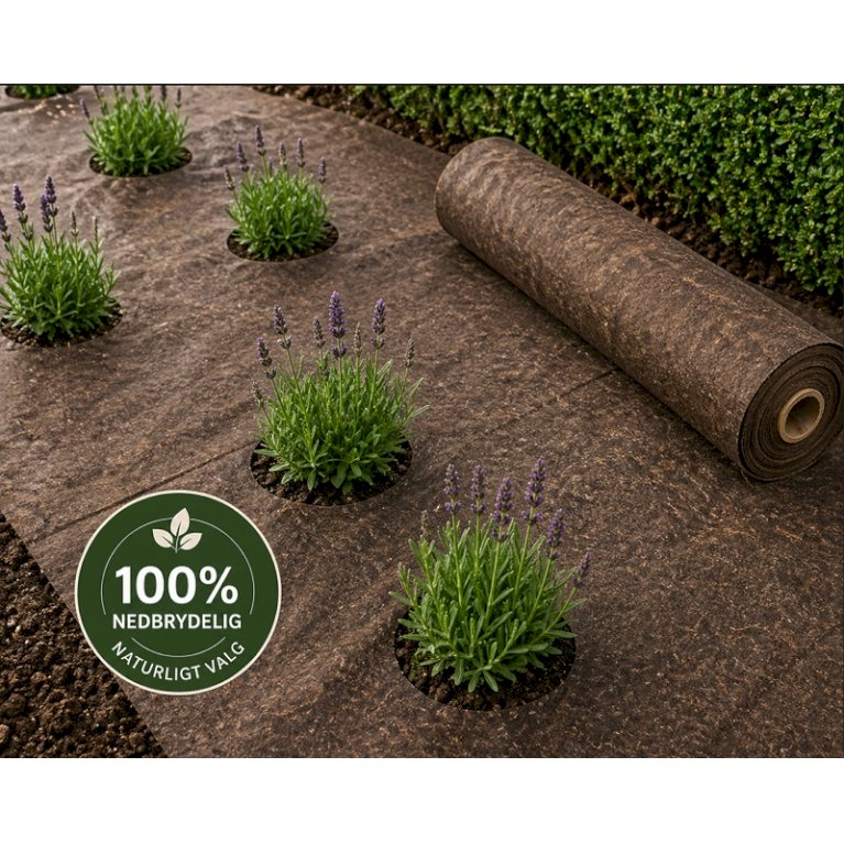 Biocovers®  Plantebaseret ukrudtsdug - 100% nedbrydelig