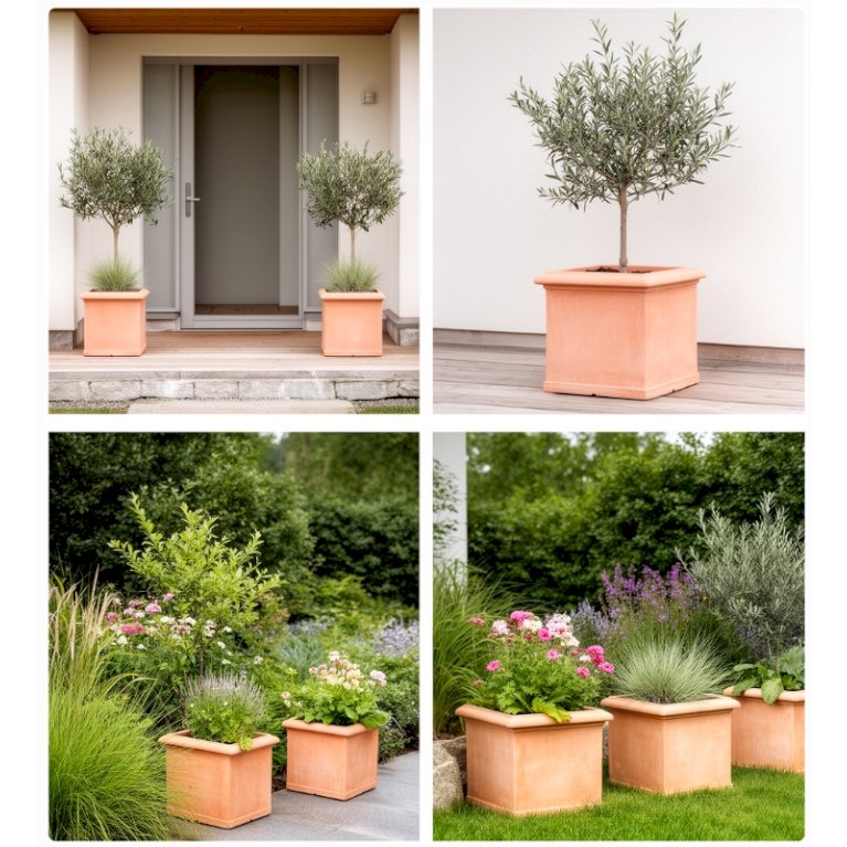 Venedig - Firkantede krukker