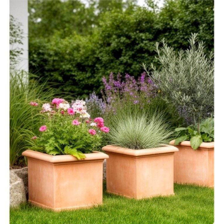 Venedig - Firkantede krukker