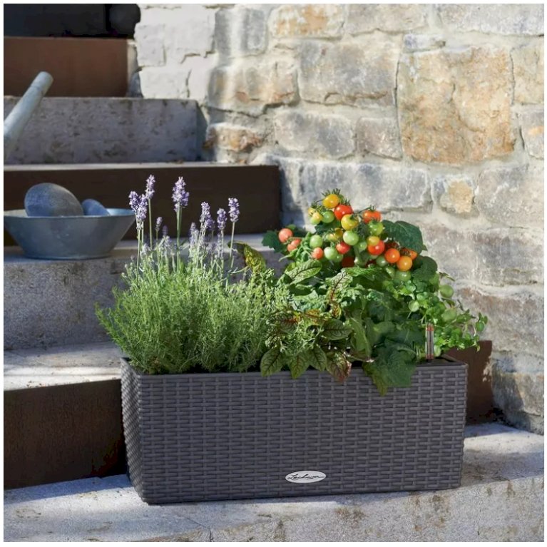 Lechuza Balconera Flet altankasse, Granit