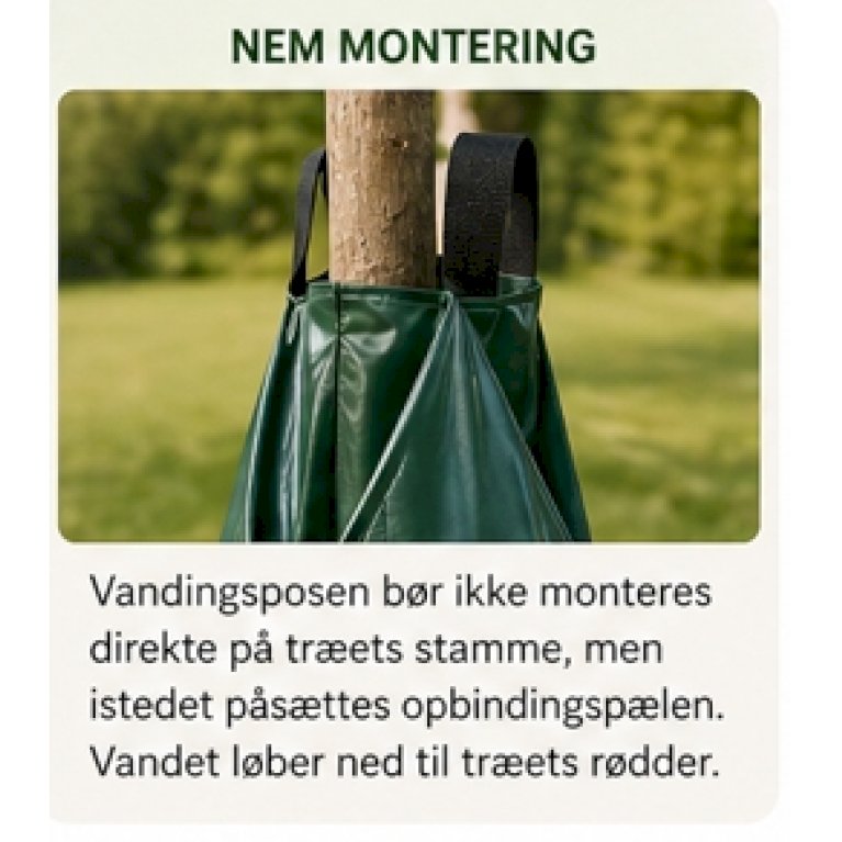 Plantetorvets grønne vandingspose 75 liter