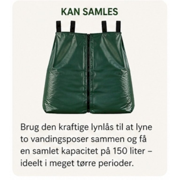 Plantetorvets grønne vandingspose 75 liter