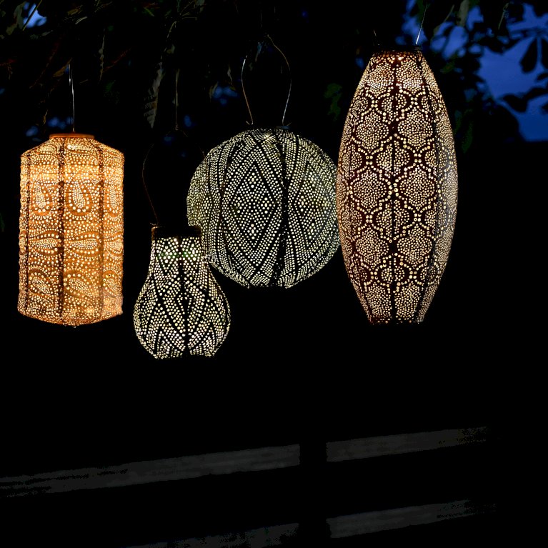 Solcelle lanterne Bazaar kobber