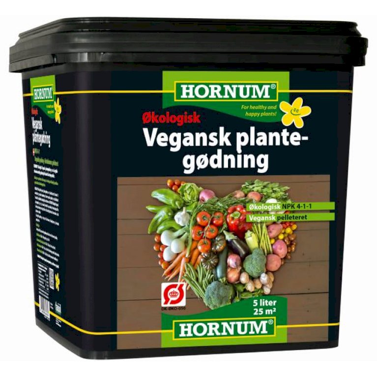 Hornum Økologisk Vegansk plantegødning NPK 4-1-1