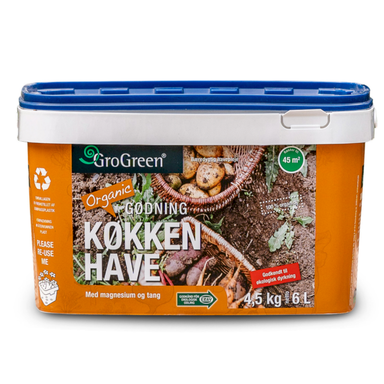 GroGreen® Køkkenhave NPK 6-2-6 + 2% Mg