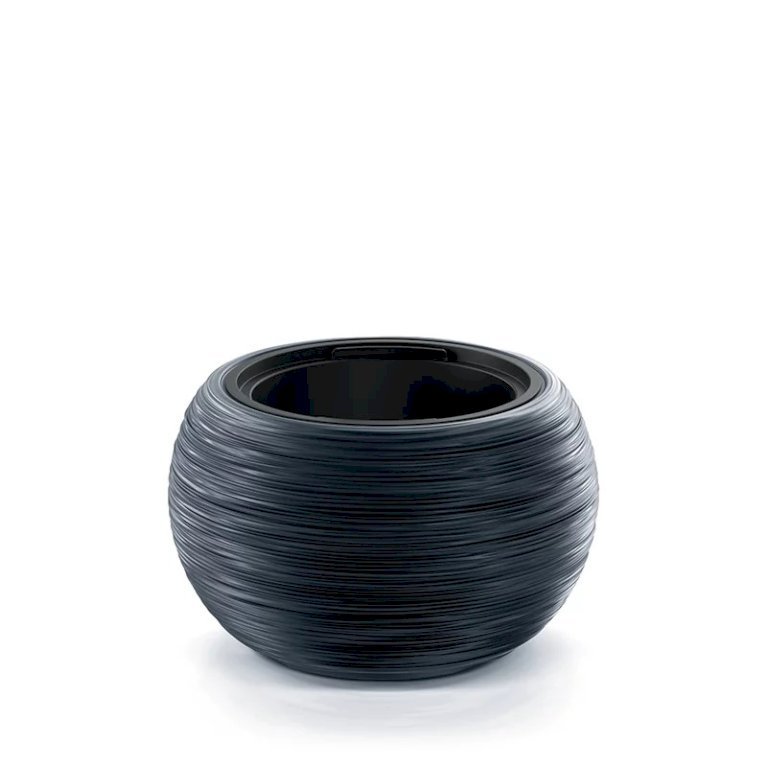 Furu Bowl flowerpot, antracitgrå