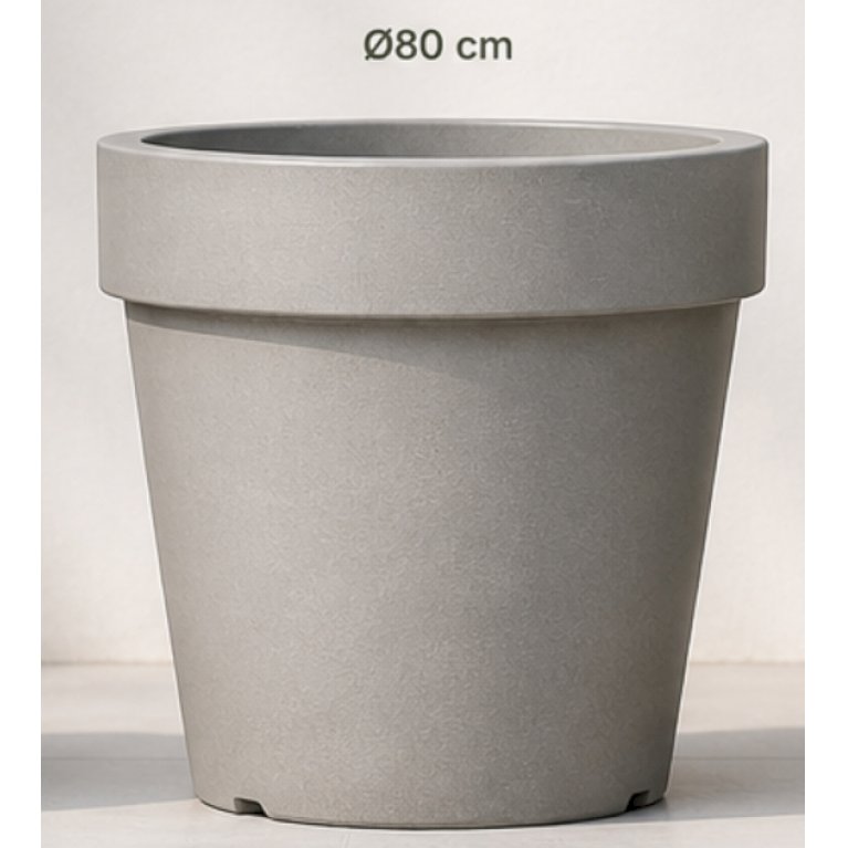 Lexo Ø80 – Ekstra stor krukke – Stone Gray