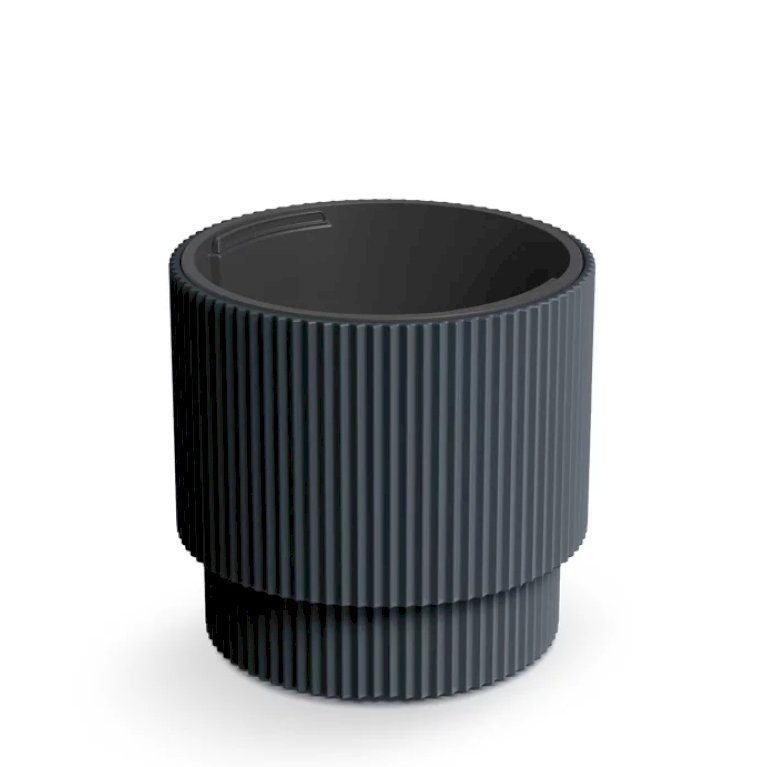 Milly – Moderne krukke med planteindsats – Antracite
