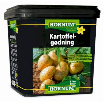 Hornum Kartoffelgødning NPK 6-1-10 5 liter spand