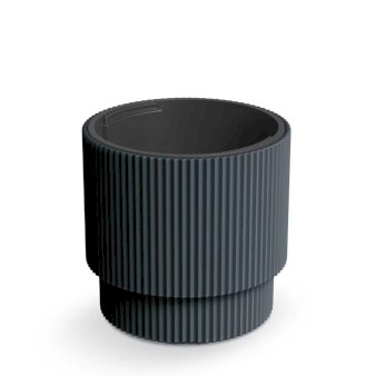 Milly Moderne krukke med planteindsats Antracite 29,8(ø) x 28,5(h) cm. Antracit